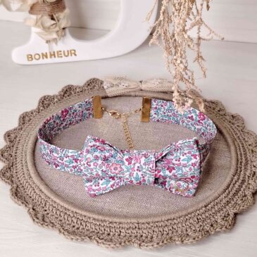 Nœud papillon femme Liberty Katie and Millie Pink