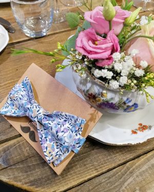 Noeud papillon homme en Liberty Wiltshire lilas