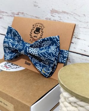 Noeud papillon homme en Liberty Wispering Stars Teal