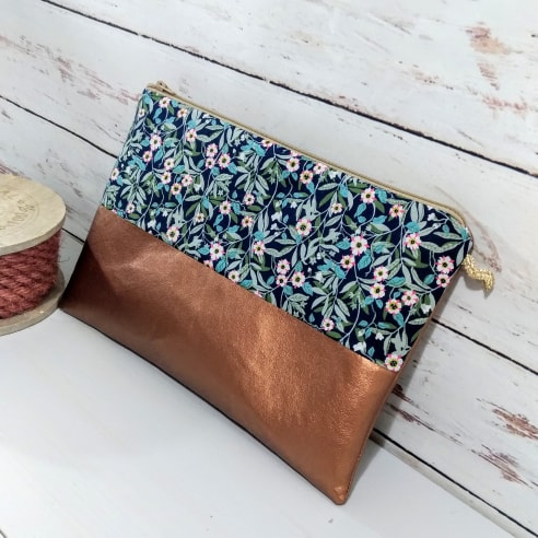 Brighton and Blossom pochette made in France