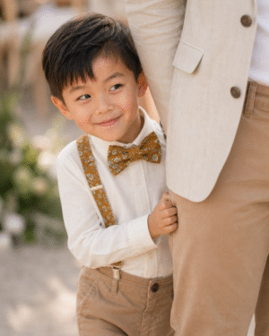 Bretelles enfant Liberty Capel Moutarde