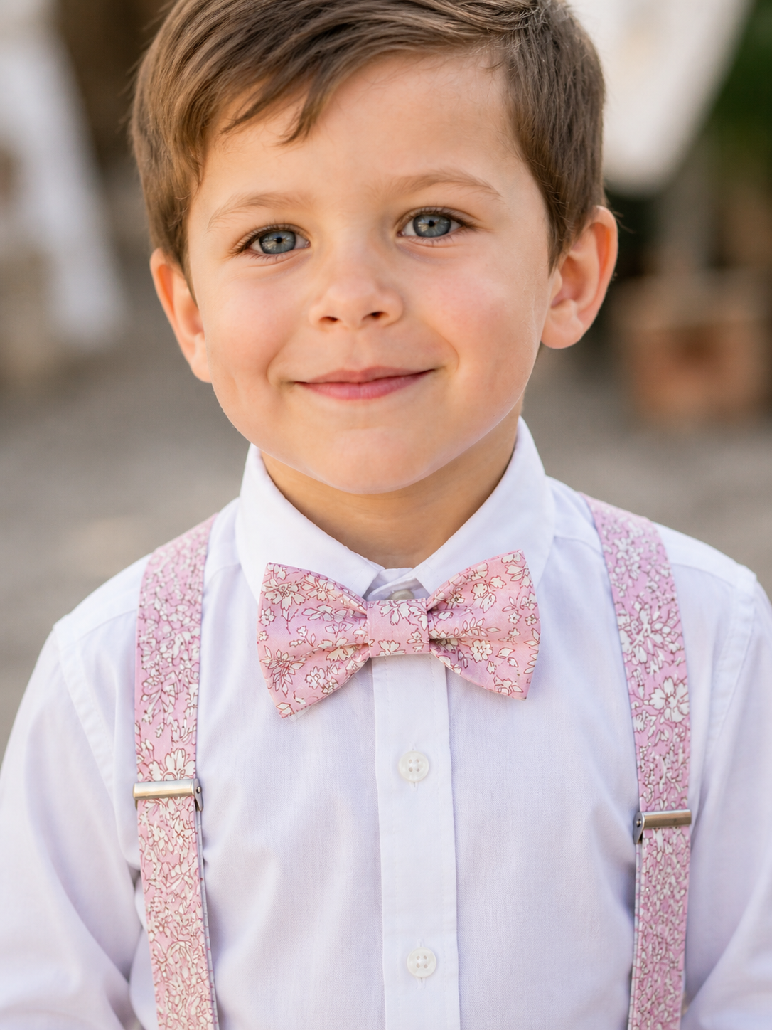 mademoiselle-pap-et-cie-noeud-papillon-enfant-mariage-liberty-of-london-capel rose