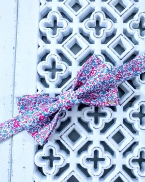 Mademoiselle Pap et Cie Noeuds Papillon Liberty Katie and Millie rose Homme Made In France Fev 2020