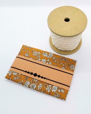 Pochette pour homme Liberty Capel moutarde