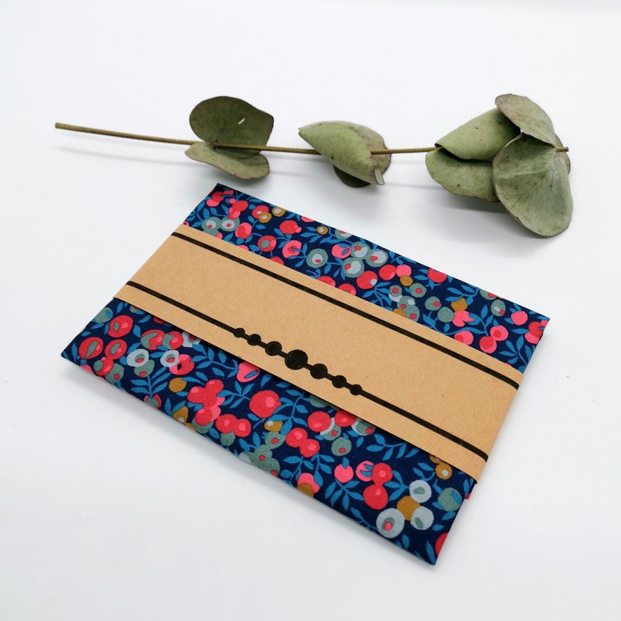 Mademoiselle Pap’ et Cie pochette costume Made in France Liberty Wiltshire Nausicaa