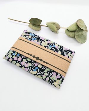 Pochette pour homme Liberty Wiltshire bleu mauve