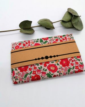 Pochette pour homme Liberty D'Anjo rouge