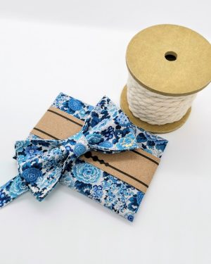 Noeud papillon homme en Liberty Elysian bleu