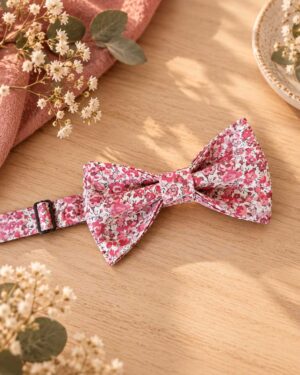 Noeud papillon et bretelles pour homme emma and georgina rose, mariage, made in France, fabriqué en Occitanie
