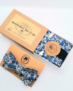 Bretelles homme Liberty Emma and Georgina Bleu