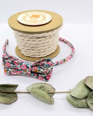 Serre-tête Liberty Betsy Ann rose foncé