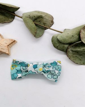 Barrette en Liberty Betsy Mint and Lemon