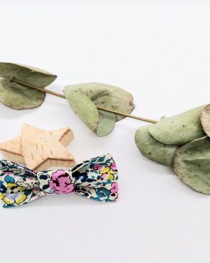 Barrette en Liberty Claire Aude Bleu