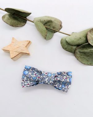 Barrette en Liberty Eloise bleu