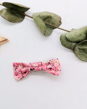 Barrette en Liberty Mitsi Valeria Orchidée