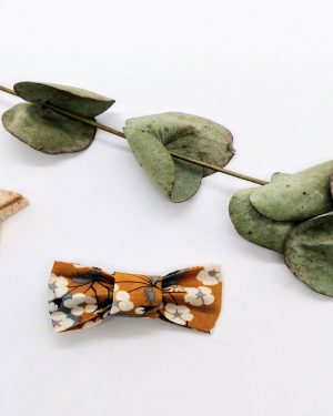 Barrette en Liberty Mitsi Moutarde New