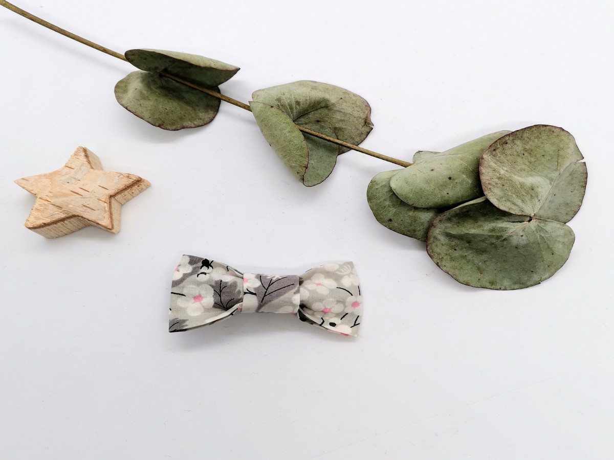 Mademoiselle Pap’ et Cie Mariage Made in France accessoire cheveux coiffure barrette Liberty Mitsi perle