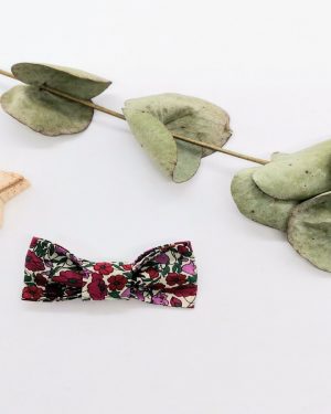 Barrette en Liberty Petal and Buds Purple