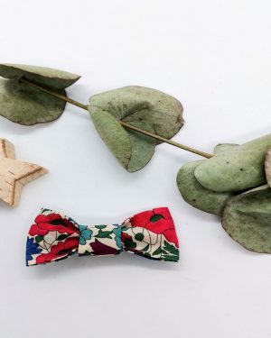Barrette en Liberty Poppy and Daisy canard
