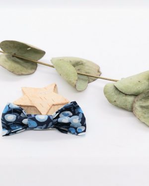 Barrette en Liberty Wiltshire Bleu Marine