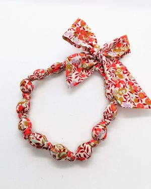 Collier boule en Liberty Wiltshire Grenadine