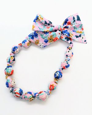 Collier boule en Liberty California Bloom