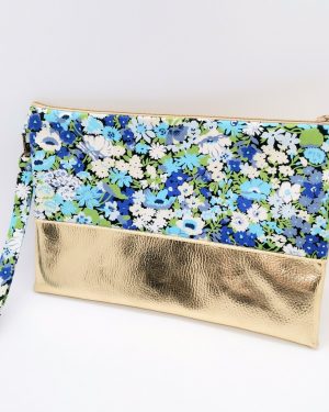 Pochette à main en Liberty Thorpe Lime