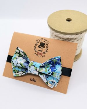 Nœud papillon enfant en Liberty Thorpe Lime