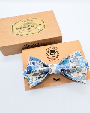 Noeud papillon homme en Liberty Betsy Centaurée