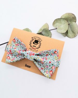 Noeud papillon homme en Liberty Eloise Mint