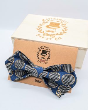 Noeud papillon homme pointe en Liberty Stars and Stripe