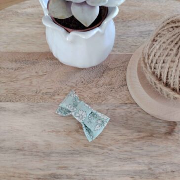 Barrette en Liberty Capel Mint