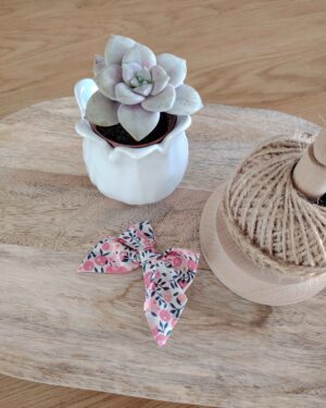 Barrette "luxe" en Liberty Wiltshire Pois de senteur