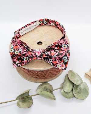 Noeud papillon homme en Liberty Brighton and Blossom Pink
