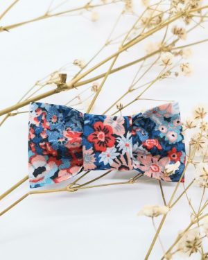 Barrette en Liberty Thorpe Hill Bleu
