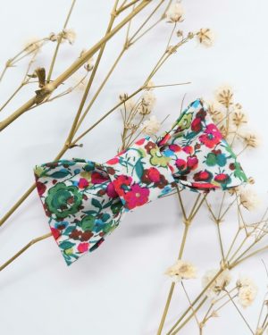 Barrette en Liberty Emma and Georgina vert