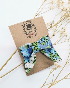 Barrette modèle "luxe" en Liberty Thorpe Lime