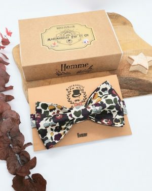Noeud papillon homme en Liberty Betsy Myrtille