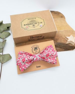 Noeud papillon homme en Liberty Emma and Georgina rose