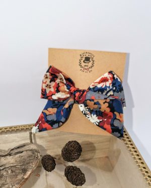 Barrette modèle "luxe" en Liberty Thorpe rouille