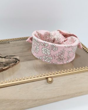 Bracelet jonc à nouer large Liberty Capel Rose