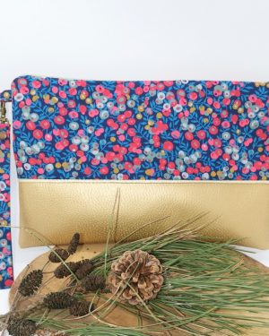 Pochette à main en Liberty Wiltshire Nausicaa