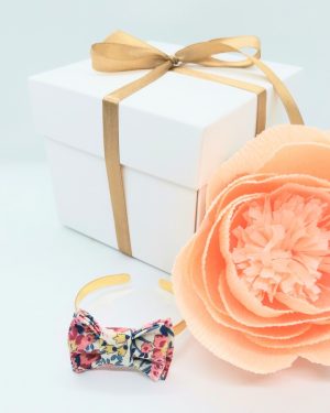 Boite cadeau pour bracelet nœud papillon