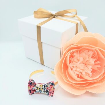 Boite cadeau pour bracelet nœud papillon