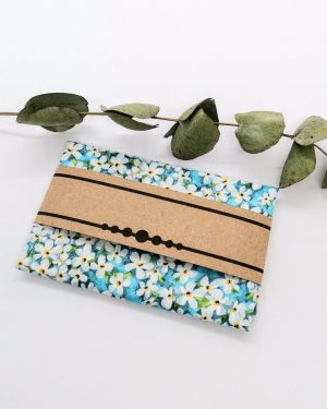 Pochette pour homme Liberty Petal Wish turquoise