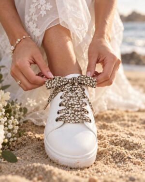 lacets baskets, converses, sneakers, docs mariage made in france en liberty of london glenjade pimprenelle, vert sauge