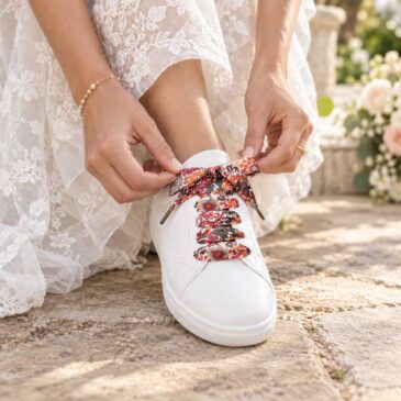 lacets baskets, converses, sneakers, docs mariage made in france en liberty of london margaret annie écureuil, bren