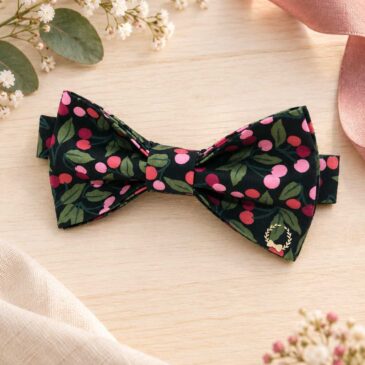 Noeud papillon homme en Liberty Cherry Drop Piccadilly