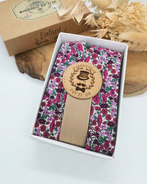 Bretelles enfant Liberty Petal and Buds Purple