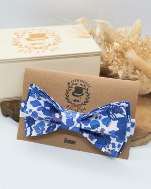 Noeud papillon homme en Liberty Betsy Lavande